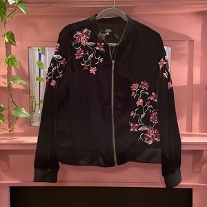 Embroidered velvet jacket